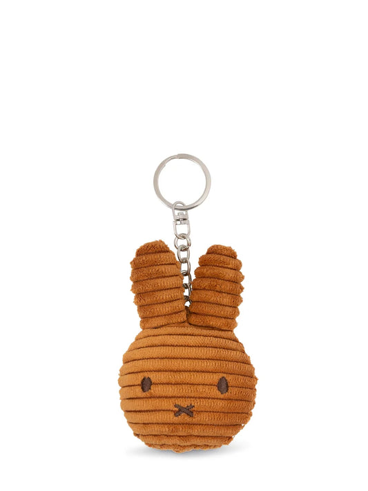 Nijntje Sleutelhanger - eco corduroy - 10 cm - cinnamon | Nijntje Lifestyle