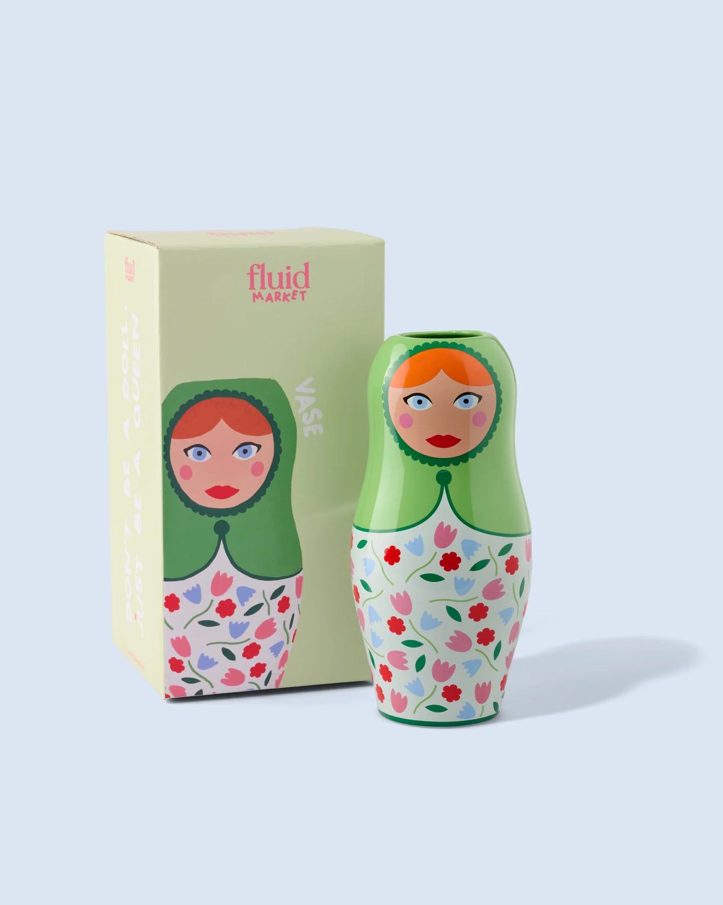 Vase Dolls Flowers | Fluid market
