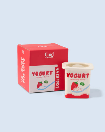 Vase strawberry yoghurt | Fluid market