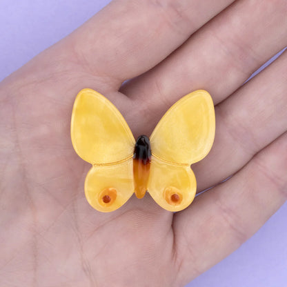 yellow butterfly hair clip - coucou suzette
