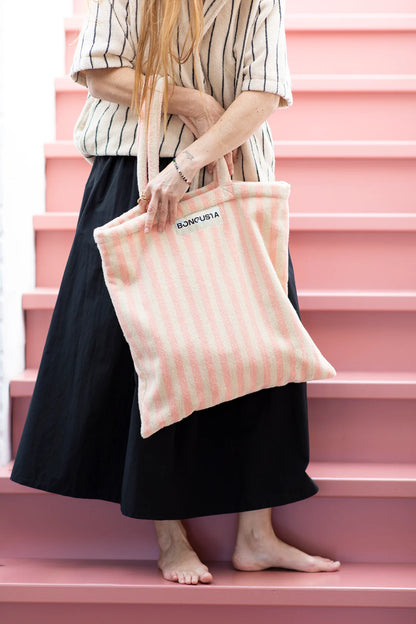Naram tote bag - tropical & creme | Bongusta - de inKijk