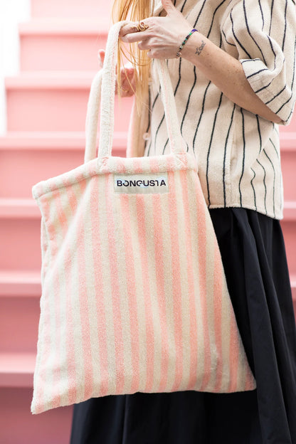 Naram tote bag - tropical & creme | Bongusta - de inKijk