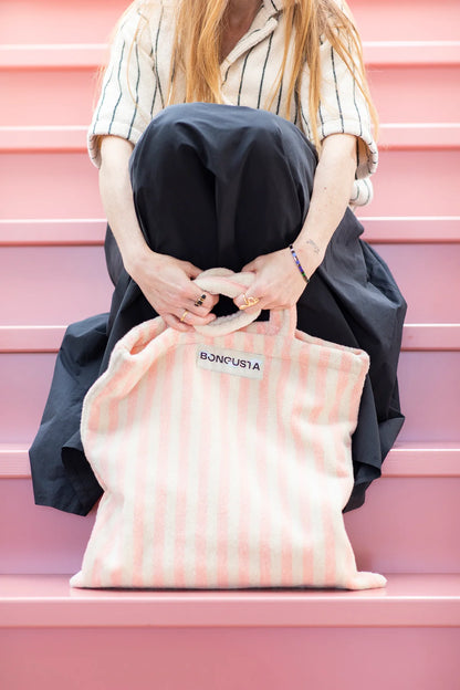Naram tote bag - tropical & creme | Bongusta - de inKijk