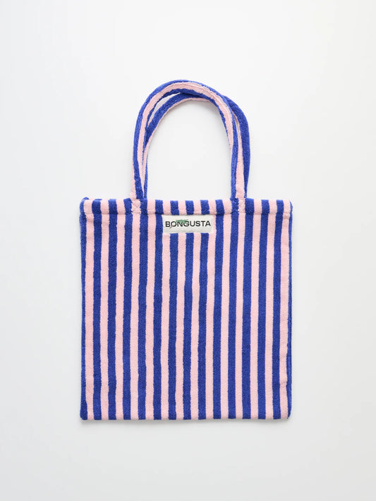 Naram tote bag - dazzling blue & rose | Bongusta
