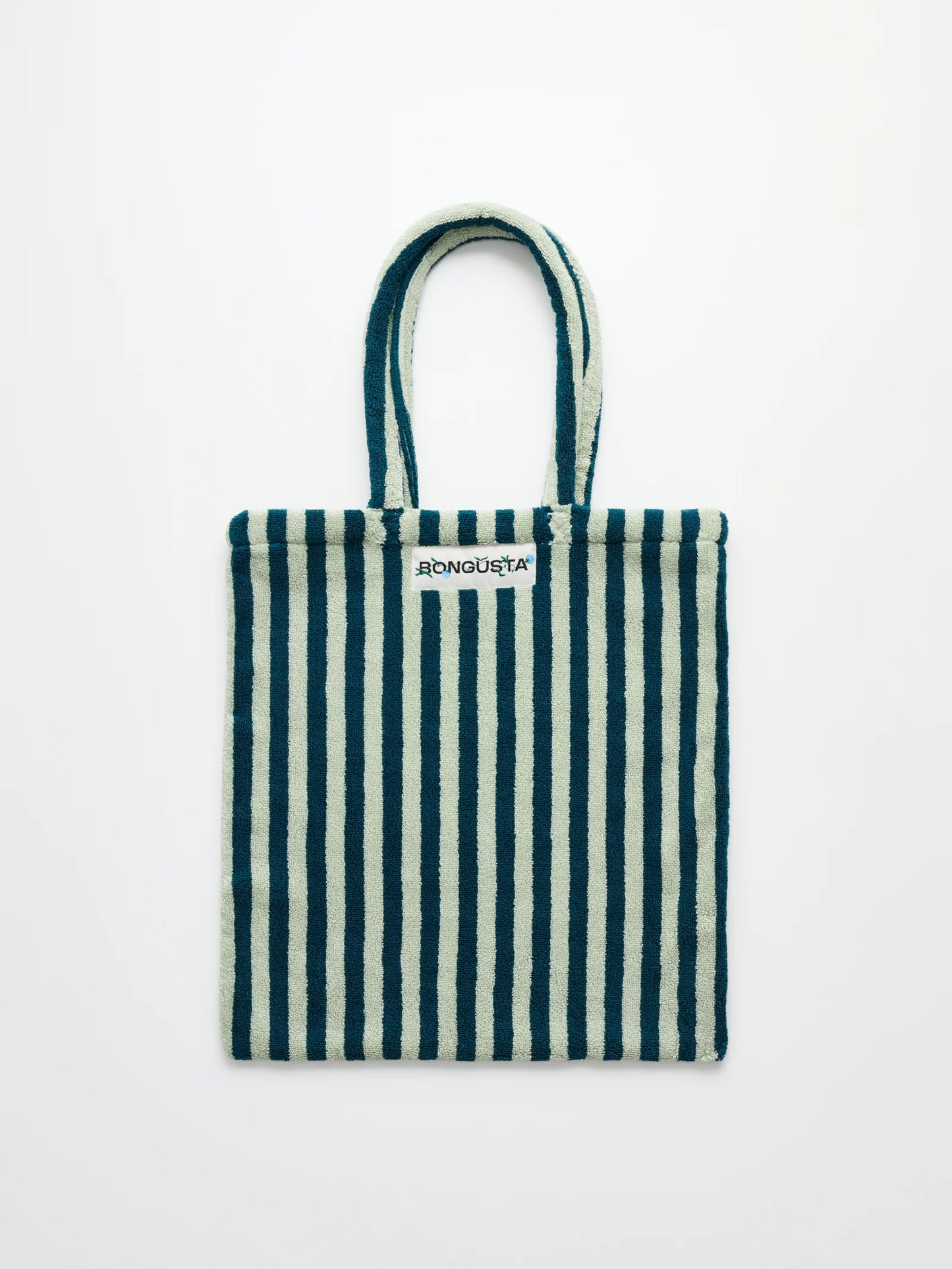 Naram tote bag - sea foam & deep teal | Bongusta