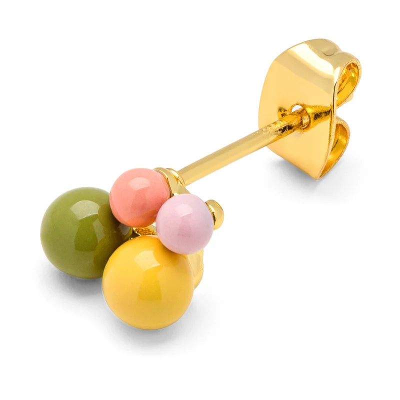 Bouquet - green yellow - Gold Plated - 1 piece | LULU Copenhagen - de inKijk