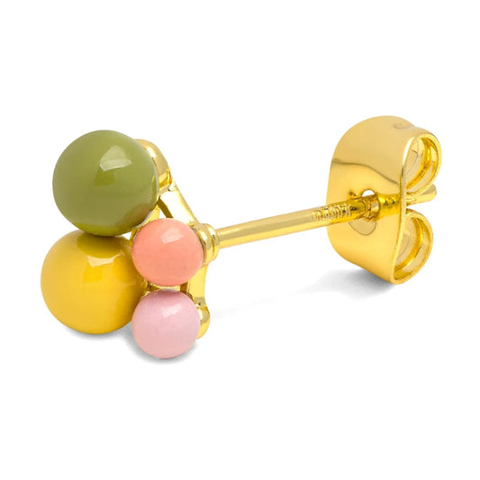 Bouquet - green yellow - Gold Plated - 1 piece | LULU Copenhagen - de inKijk