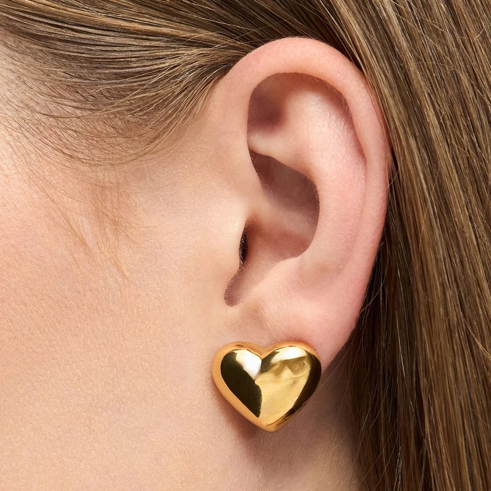 Bubble Heart - Gold - 1 stuk | LULU Copenhagen