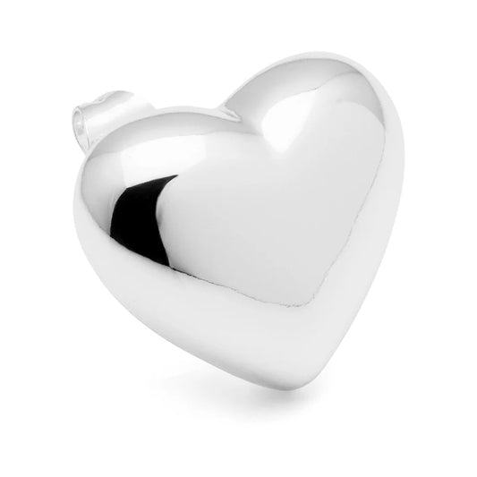 Bubble Heart - Silver - 1 stuk | LULU Copenhagen