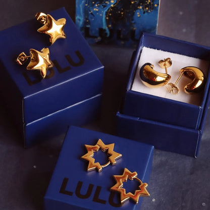 Bubble Star - Gold - 1 stuk | LULU Copenhagen