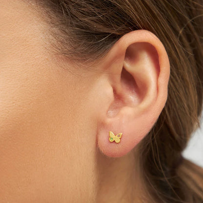 Butterfly - Gold Plated - 1 stuk | LULU Copenhagen - de inKijk