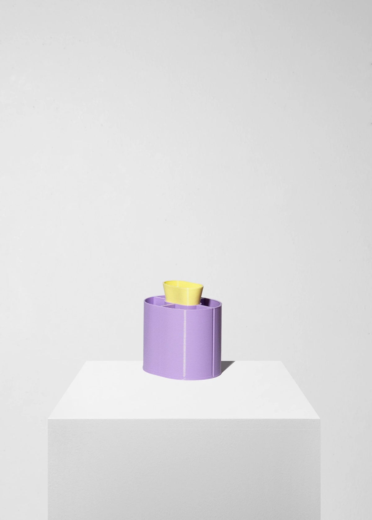 Henri Pencil Cup - Purple/Yellow | Warren & Laetitia