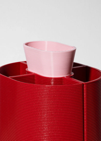 Henri Pencil Cup - Red/Pink | Warren & Laetitia