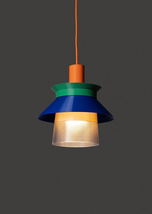 Hanglamp Romi - oranje kabel | Warren & Laetitia