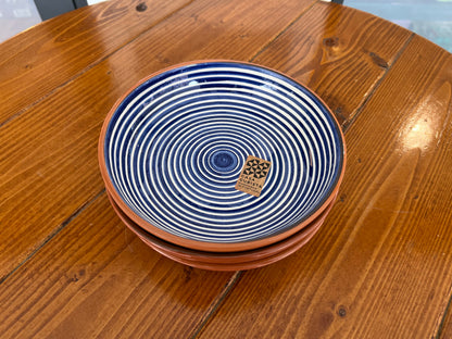 Classic - regular bowl - blue/tangerine/dark green | Casa Cubista - de inKijk