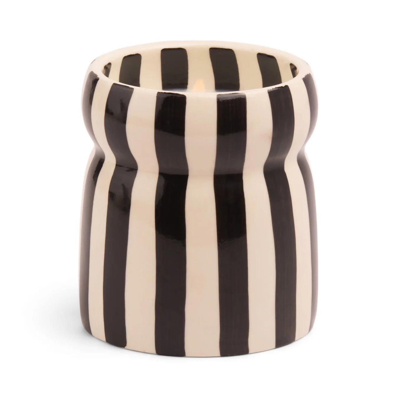 Cabana geurkaars - Lava Stone - Black Striped | Paddywax - de inKijk