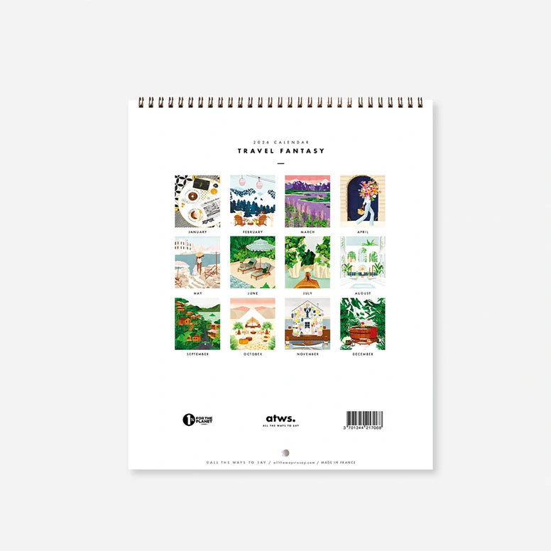 2026 Calendar - Travel Clichés  | All the ways to say