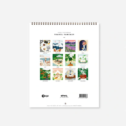 2026 Calendar - Travel Clichés  | All the ways to say