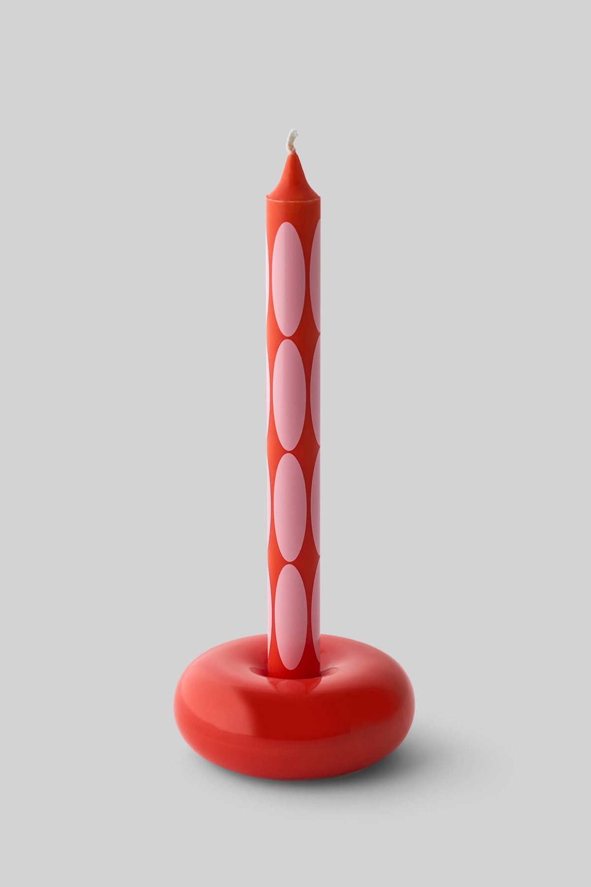 Candles - Light Blue/Red - set van 4 | Studio About