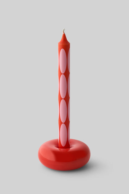Candles - Light Blue/Red - set van 4 | Studio About