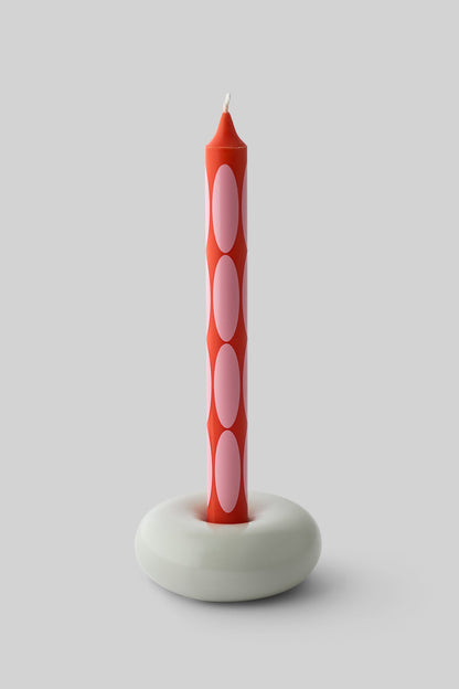 Candles - Light Blue/Red - set van 4 | Studio About
