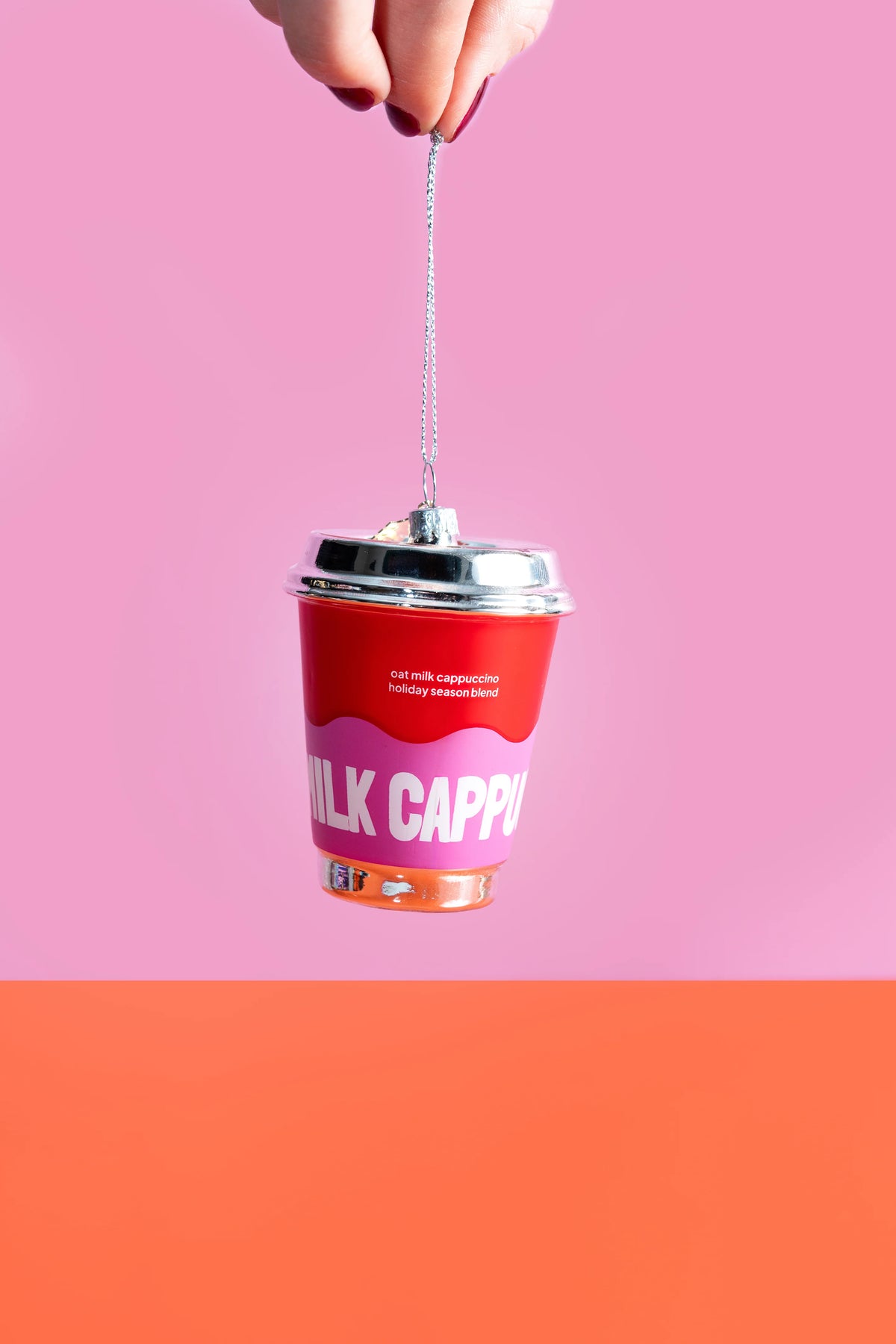 Kerstornament - Cappuccino to go | Yup in de boom