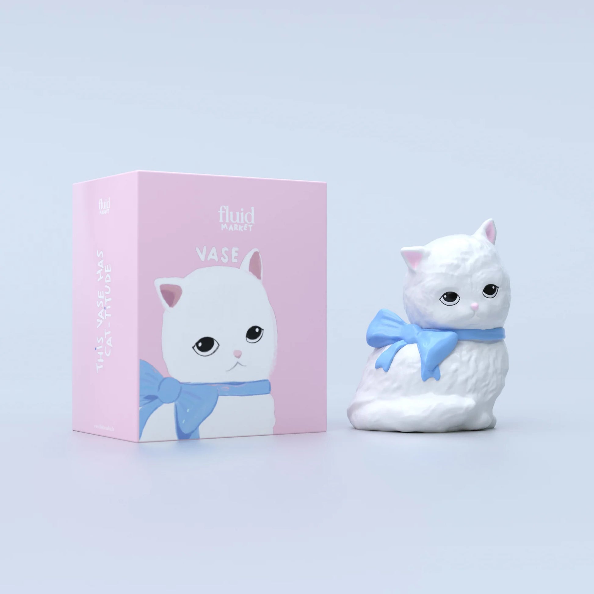 Vase cat | Fluid market - de inKijk