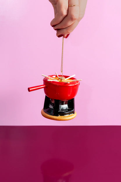 Kerstornament - Kaasfondue | Yup in de boom