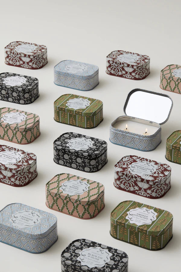 Printed tin candle - 4.5 oz - lavender thyme | Paddywax