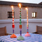 Olive taper dinner candles | Talking Tables