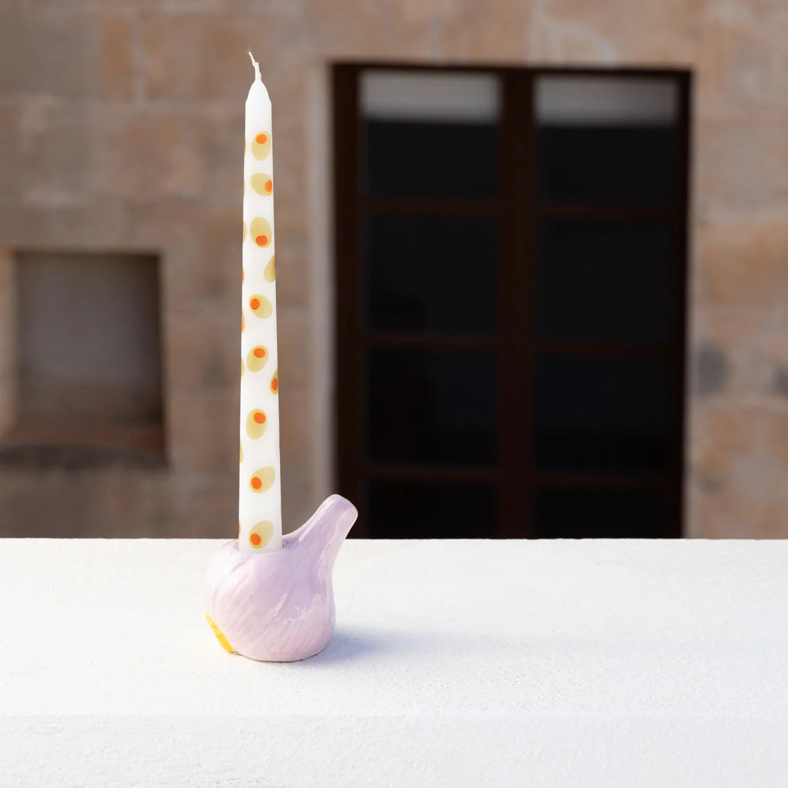 Olive taper dinner candles | Talking Tables