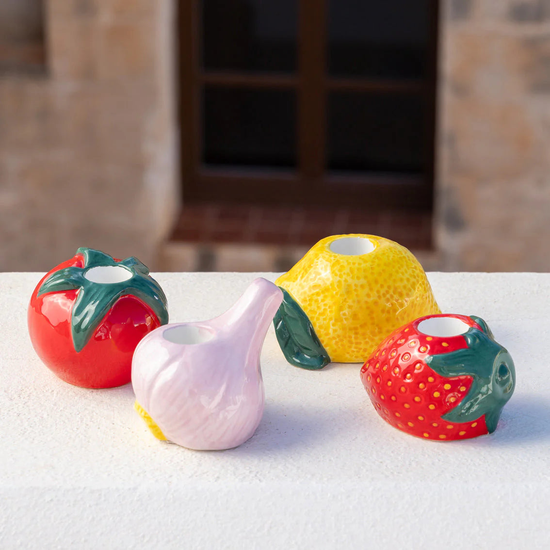 Tomato ceramic candle holder | Talking Tables
