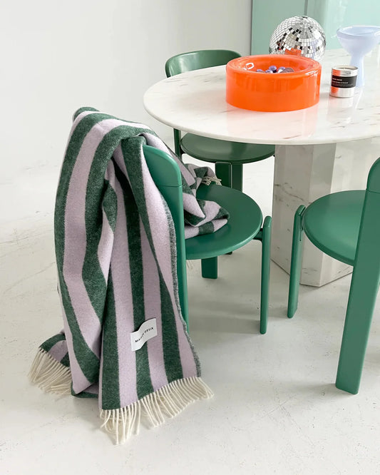 Candy Wrap Plaid - Lilac Green | Maison Deux