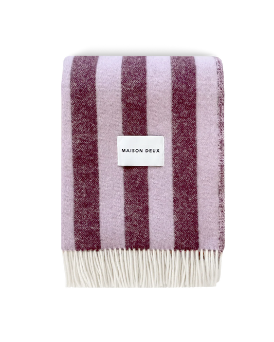 Candy Wrap Plaid - Lilac Bordeaux | Maison Deux