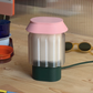 Nour Lamp - roze/groen | Warren & Laetitia - de inKijk