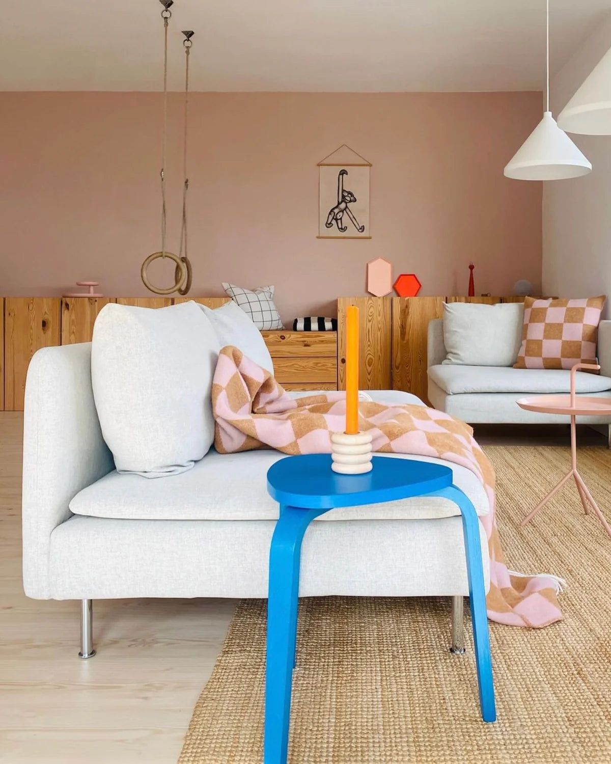 Checkerboard Plaid - Terra Pink | Maison Deux