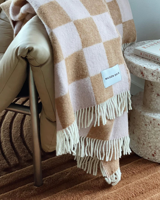 Checkerboard Plaid - Terra Pink | Maison Deux