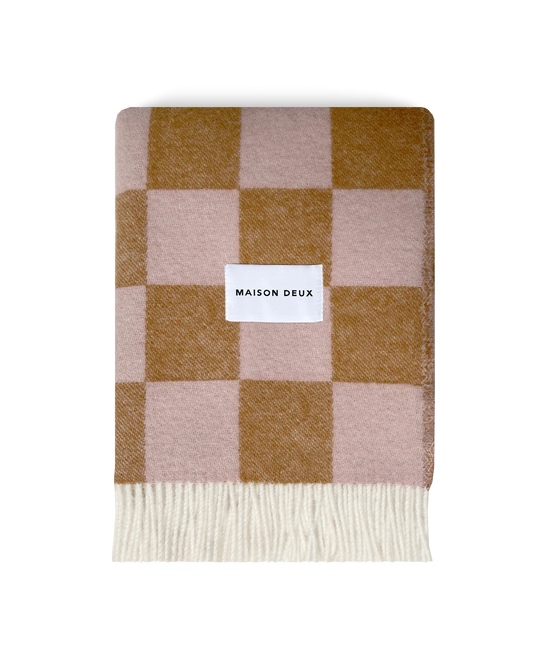 Checkerboard Plaid - Terra Pink | Maison Deux