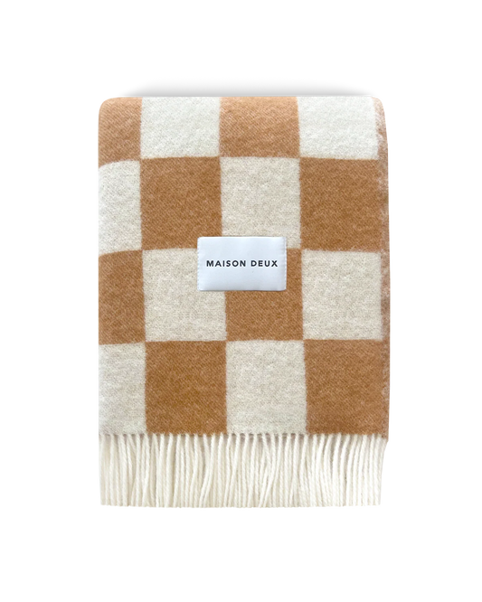 Checkerboard Plaid - Terra White | Maison Deux