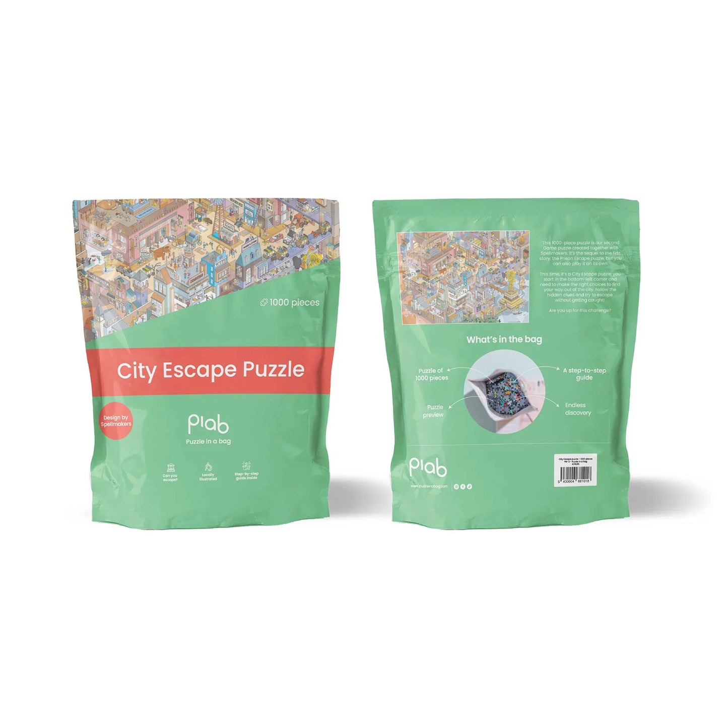 CITY ESCAPE puzzel | Puzzle in a bag