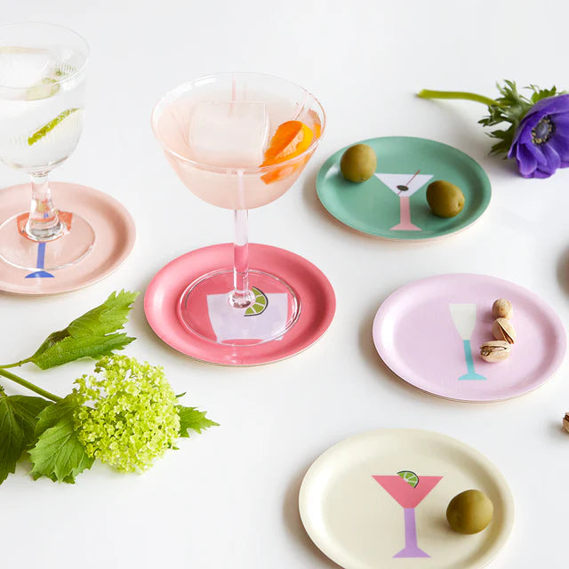 Cocktails -  set of 6 coasters | BLU KAT