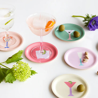 Cocktails -  set of 6 coasters | BLU KAT