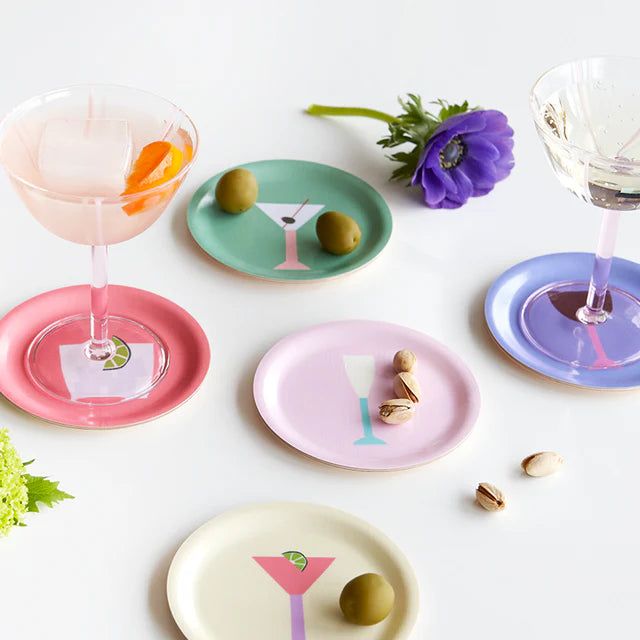 Cocktails -  set of 6 coasters | BLU KAT