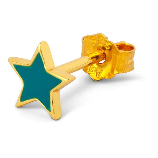 Color Star - Gold/ Petrol - 1 stuk | LULU Copenhagen
