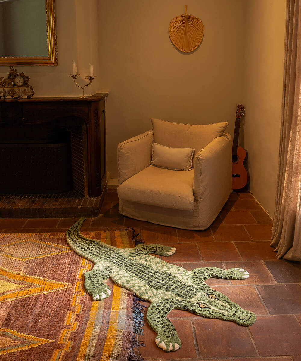 Coolio Crocodile Rug - Large | Doing Goods