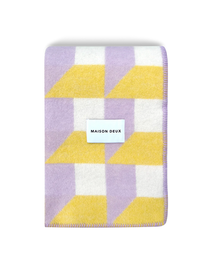 Cubics Plaid - Lilac Sun | Maison Deux