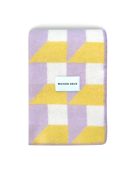 Cubics Plaid - Lilac Sun | Maison Deux
