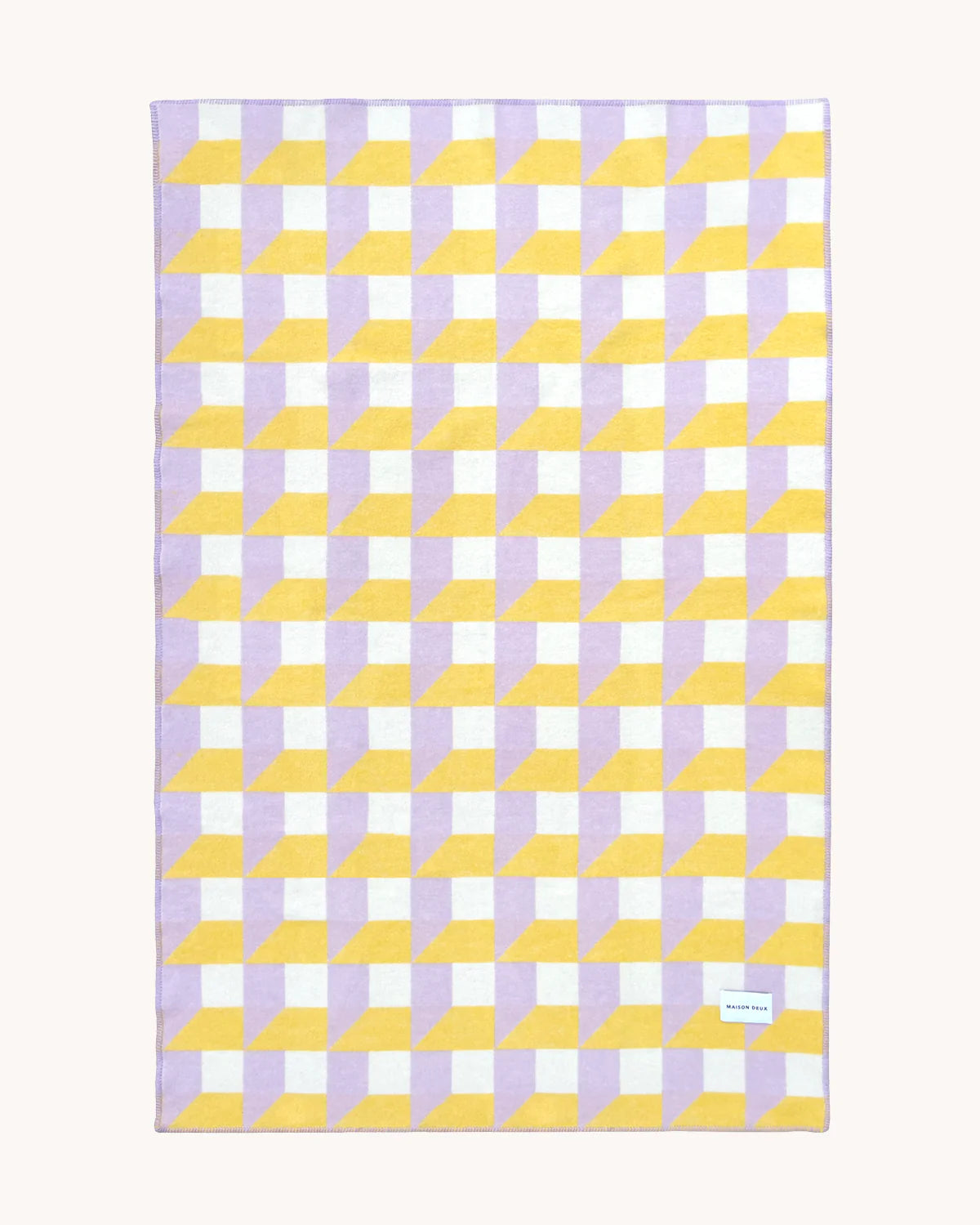 Cubics Plaid - Lilac Sun | Maison Deux