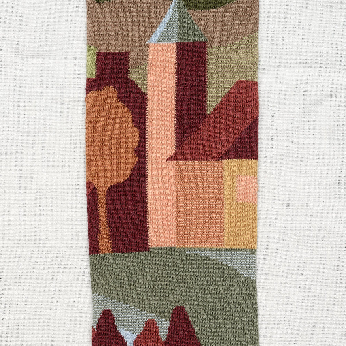 Sokken - Pine Forest Landscape Knee-Highs | Bonne Maison
