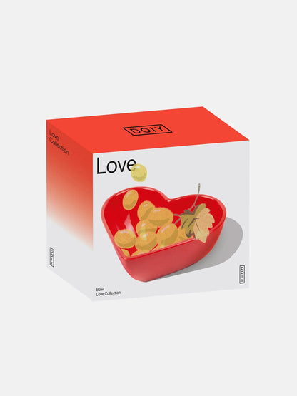 Bowl - LOVE - red | Doiydesign